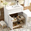 Ensemble de meuble-lavabo autoportant avec lavabo en céramique Modern-722365939