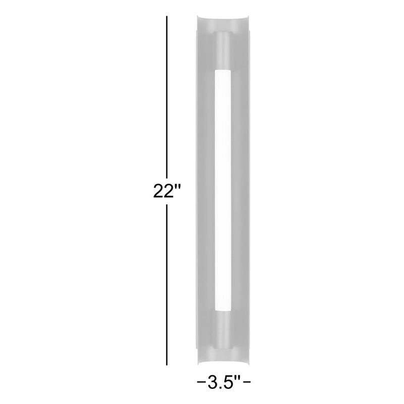 Carson 1 - Light LED Bath Bar, Midnight Black