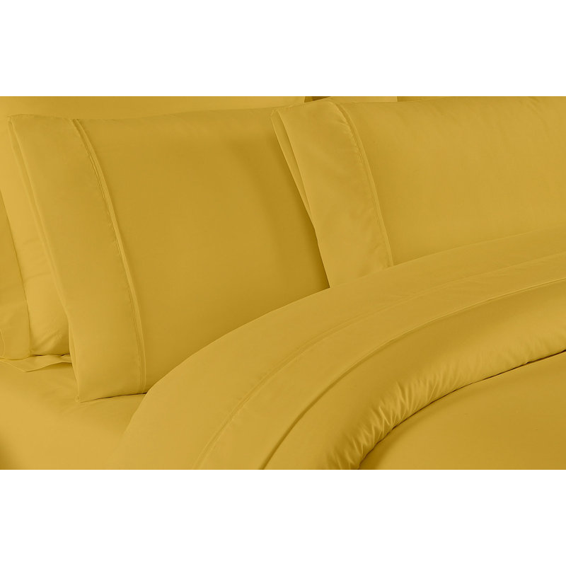 Ensemble de literie NC Home Fashions, Moutarde épicée