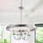 Jefre 4 - Light Dimmable Wagon Wheel Chandelier