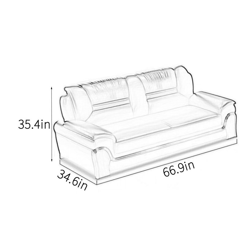 Simple modern business office sofa