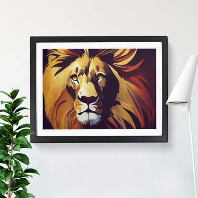 Unbelievable Lion - Framed Print