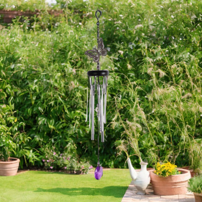 20" Long Butterfly Wind Chime