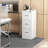 3 Drawer Metal Vertical File Cabinet with Lock and Card Slot-980538626