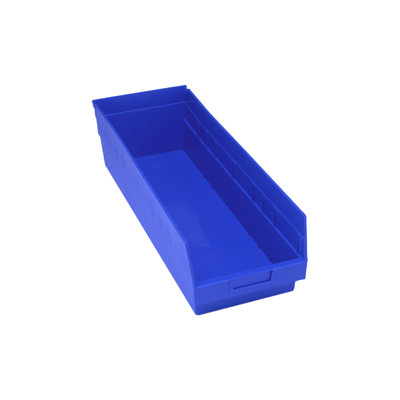 9D2ECBFFD2404AE89DD42814893AC1C0 STORE-MORE Rangement de pièces détachées, bacs bleus, 61 cm (L) x 23 cm (l) x 15 cm (H), lot de 6
