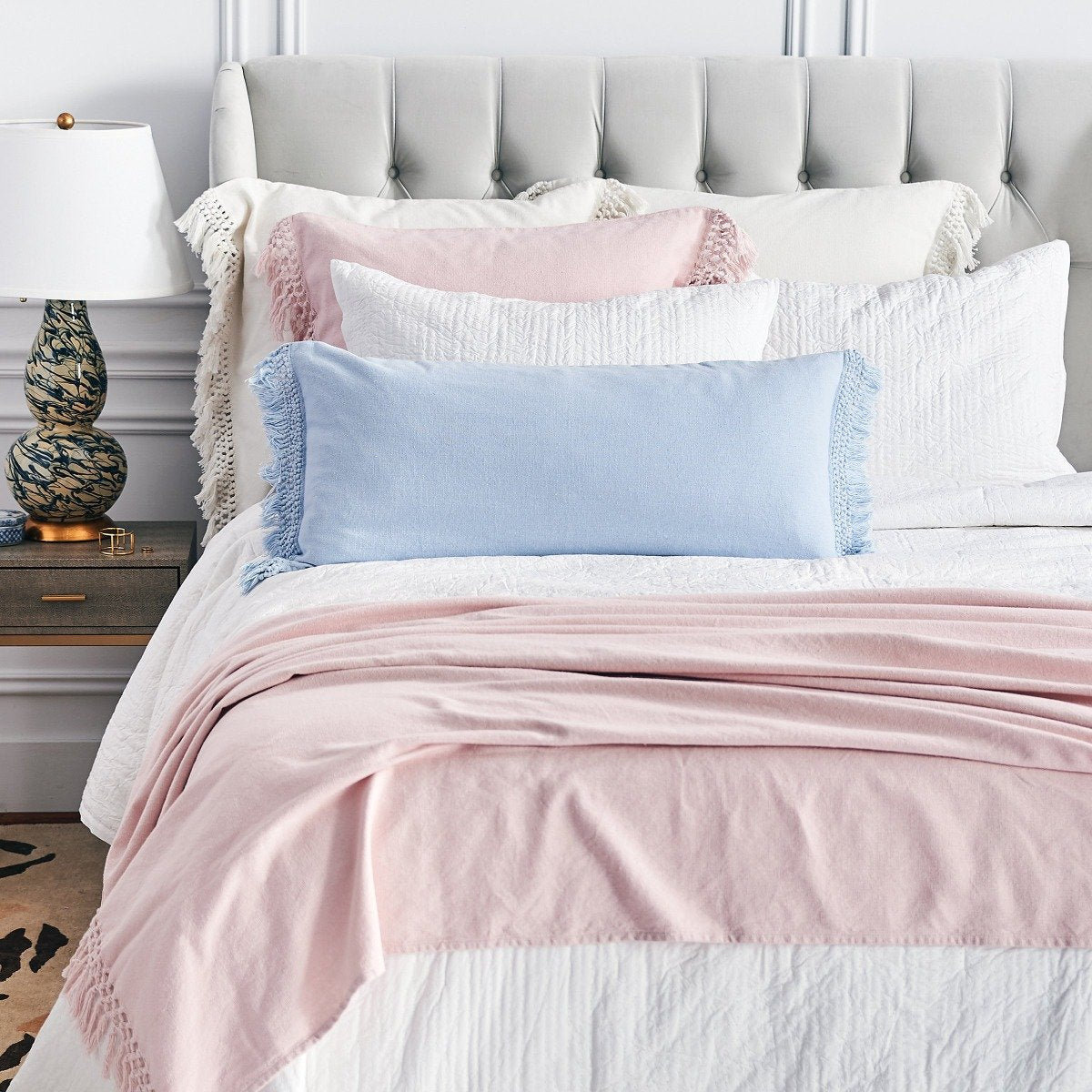Diella Cotton Shams, Dove