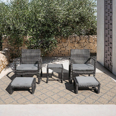 Lucido 2 - Person Patio Conversation Set with Cushions