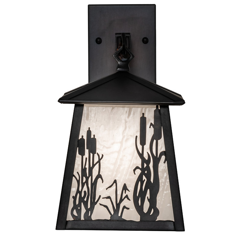 Reeds & Cattails Solid Brass 1 - Light Armed Sconce