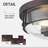 12 Inch 2-Light Flush Mount Ceiling Light With Seeded Glass-530083294-530083290