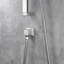 Ensemble de pomme de douche à barre coulissante 27 po avec tuyau flexible 60 po - Nickel brossé Rift Collection-92461215