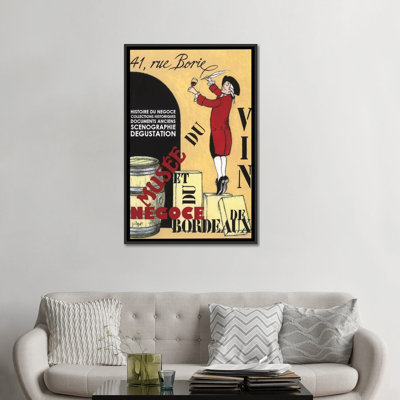 « ouverture day », affiche rétro sur toile