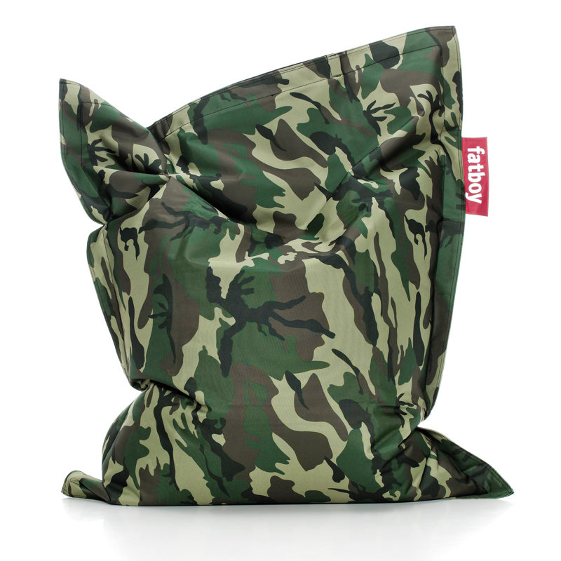 Original Slim Bean Bag Chair, Red, 61" x 47"