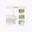 Balancelle en macramé pour 2 personnes Outsunny