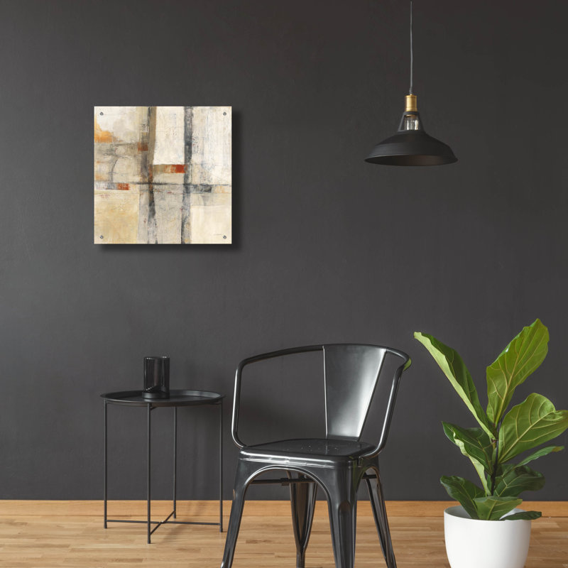 Art mural en verre acrylique 24 "x 24"