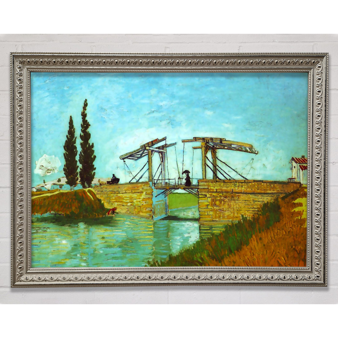 Brücke in Arles von Vincent Van Gogh - Einzelne Bilderrahmen Kunstdrucke