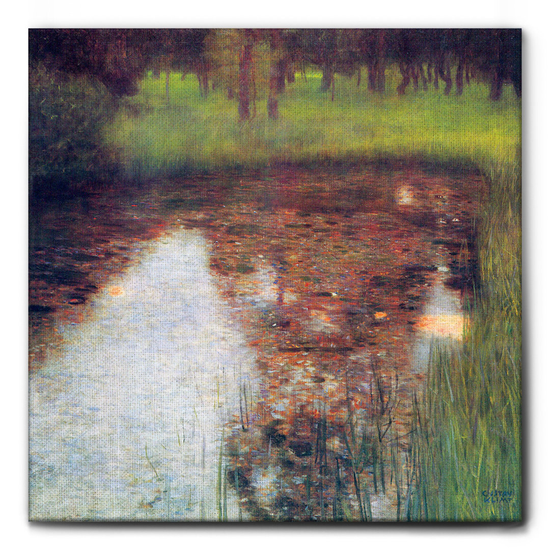 Kunstdruck The Swamp von Gustav Klimt