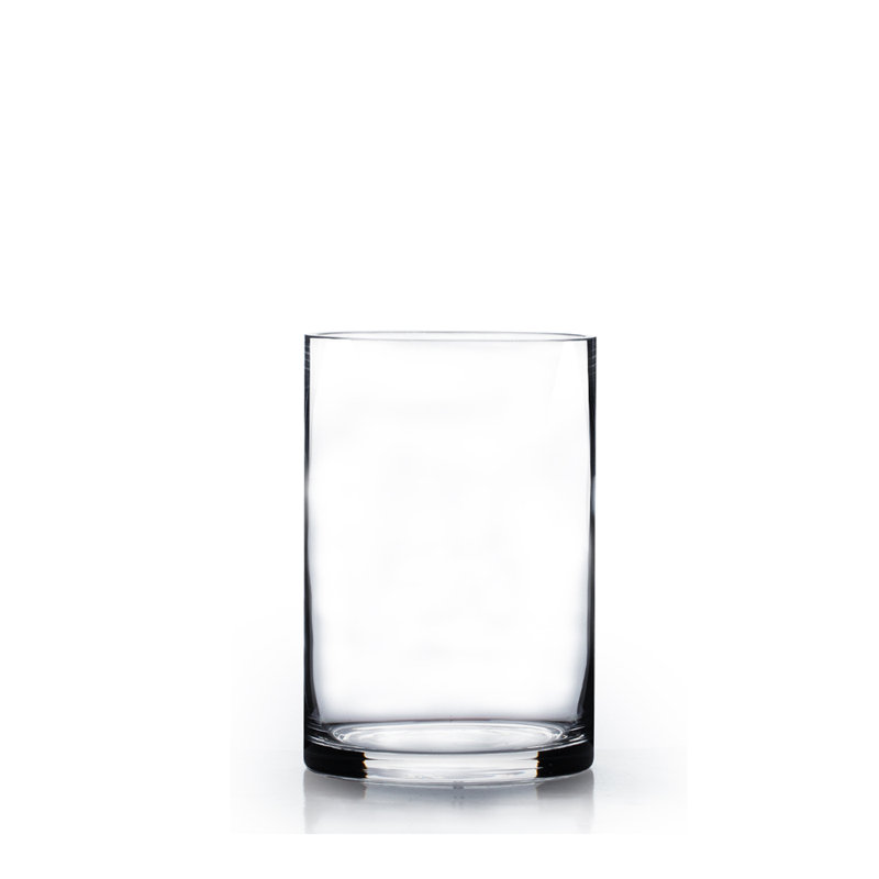 Vase en verre intérieur / extérieur Broadalbin, H 6 po x l 4 po x P 4 po