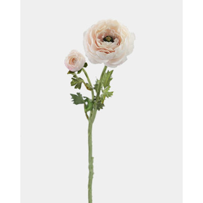 Renoncule rose artificielle 19,5 po