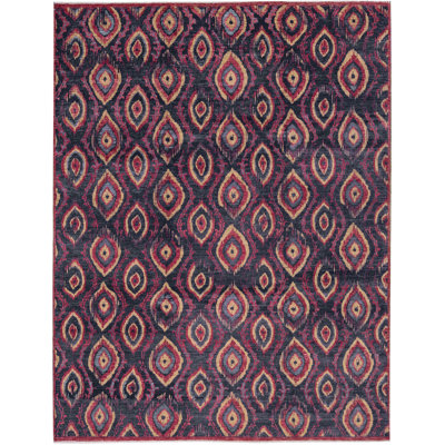 Tapis brun de haute qualité noué à la main