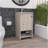 Westbury 1-Shelf Freestanding Vanity Cabinet Light Gray-1040949917