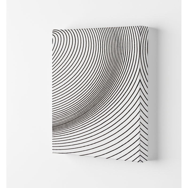 Black And White Line Drawing - Print, 59.4cm H x 42cm W x 4cm D, No Frame