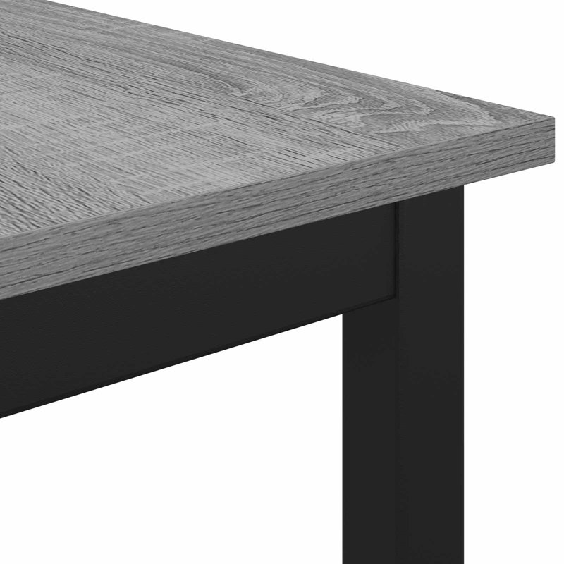 Bench, Grey Sonoma, 45cm H x 160cm W x 35cm D