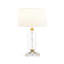 Sculpted Crystal Table Lamp