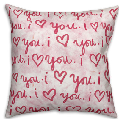  I Heart You Throw Pillow
