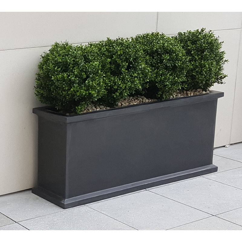 Balance Handmade Pot Planter, 50cm H x 120cm W x 30cm D, Antique Faux Lead