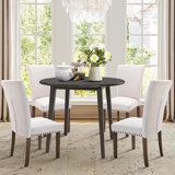 5 - Piece Dining Table Set with Soild Wood Dining Chair