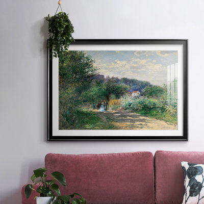 " A Road In Louveciennes "