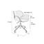 Chaise de bureau Nikki Butterfly-49366549
