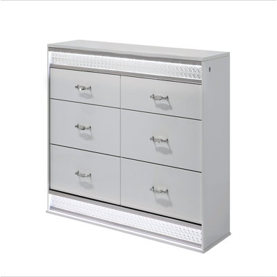 Commode 6 tiroirs Glam