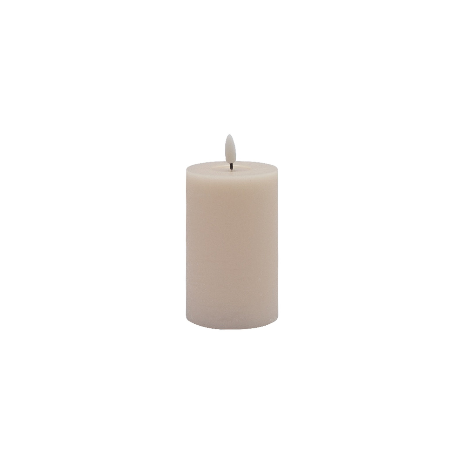 Small Flameless Pillar Candle, Pink