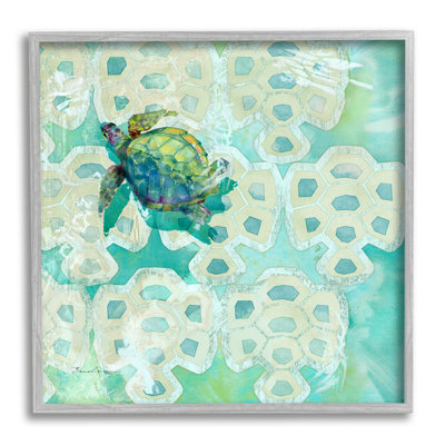 " Sea Turtle Geometric Pattern "