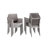 Aynura 12-Person Aluminum Outdoor Dining Set with Dual Rectangular Tables & Stackable Chairs