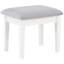 Coiffeuse avec miroir et tabouret Winona