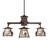 Deschka 4 - Light Steel Dimmable Square / Rectangle Chandelier