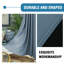 Ensemble de 2 rideaux occultant 100% pour chambre à coucher, demi-rideaux pour la cuisine, rideaux d'intimité écoénergétiques pour stores de salle de bain-1144044361-1144044346