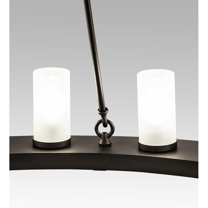 Lustre à roulettes de style bougie Varberg, l 60 po x P 60 po