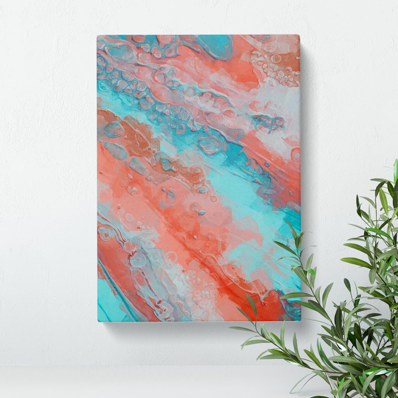 Missing You Abstract - Wrapped Canvas, 50cm H x 35cm W x 3cm D