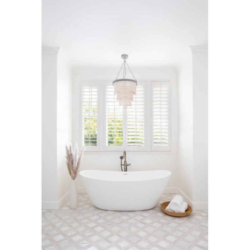 Marquis 70'' L Soaking Bathtub, Polished White