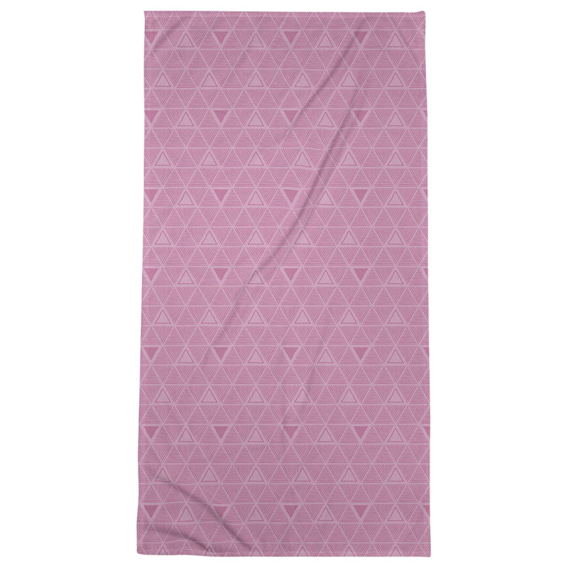 Serviette de bain Classic, Rose foncé / rose clair