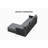 4 Pieces Patio Conversation Sets ,All Weather L-shaped Outdoor ,Couch Sectional Set with Cushion ,Small Conversation Set for Garden Poolside Backyard Gray-2146017688