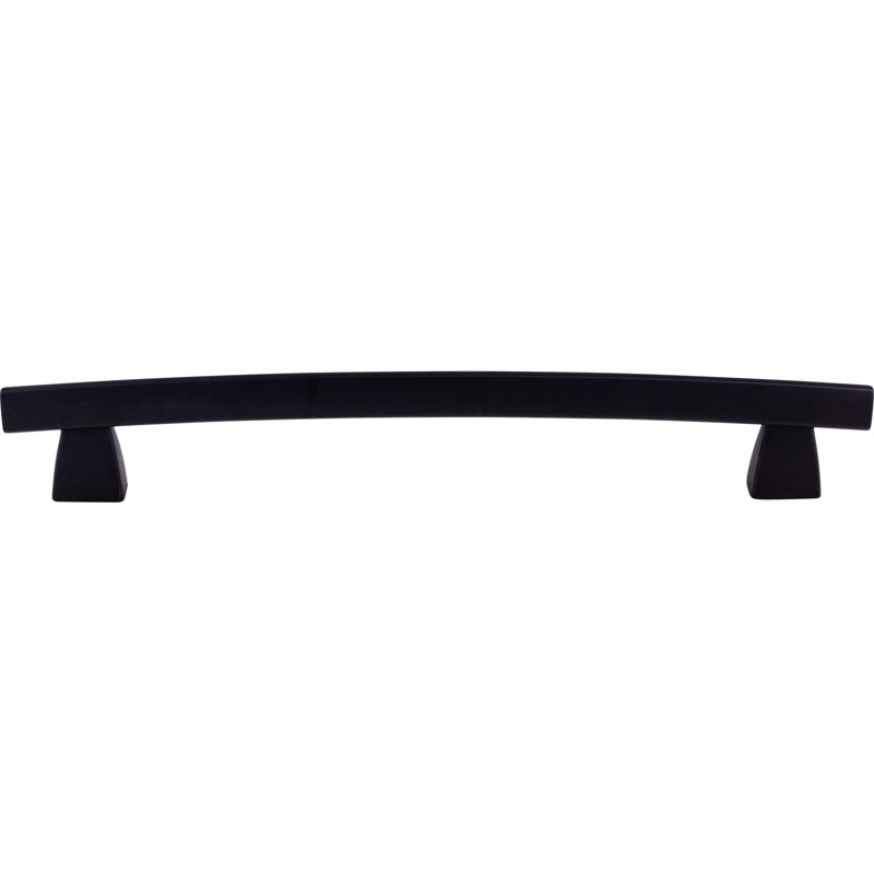 Arched 12" Center to Center Bar/Handle Pull, Flat Black