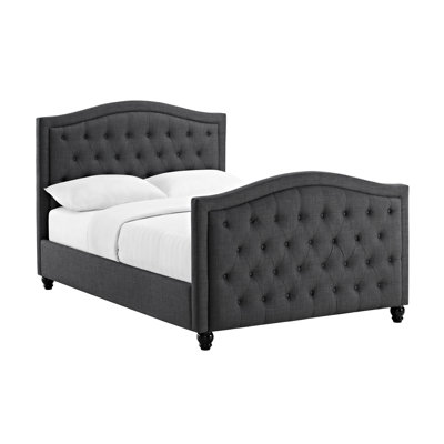 Sorrells Upholstered Linen Bed Frame