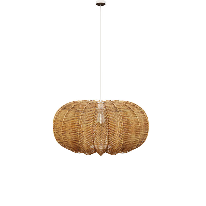 1 - Light Natural Chandelier Pendant