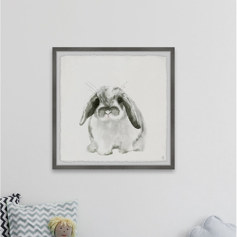 McLoud Plump Bunny, reproduction encadrée, H 12 po x l 12 po x P 1,5 po