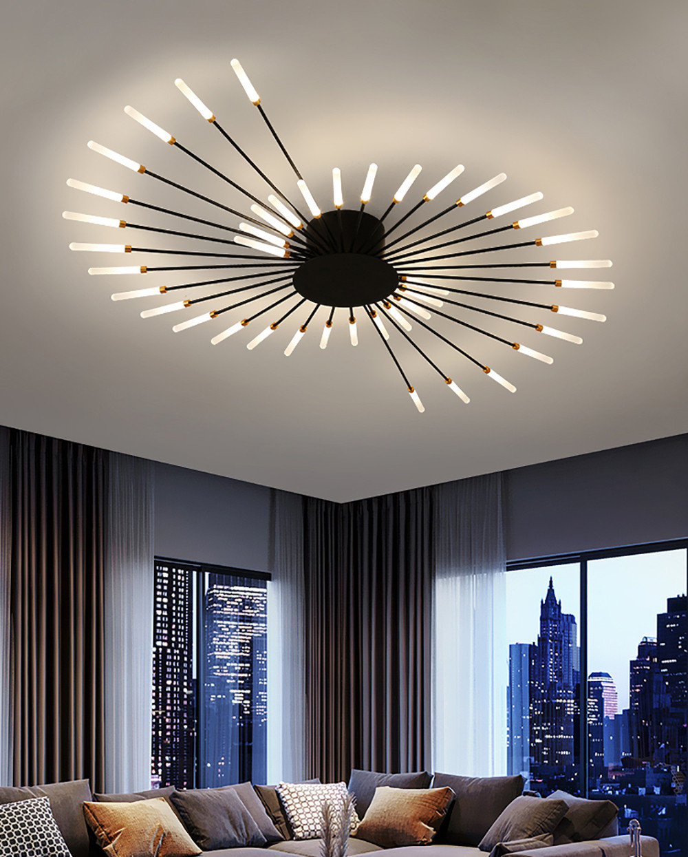 Wrought Studio Anyieth Acrylic LED Semi Flush Mount & Reviews | Wayfair