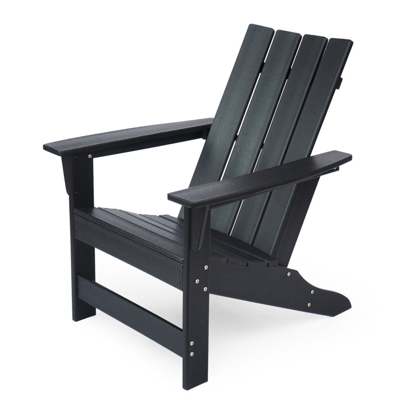 Chair In Black Resin, High, Rustic & Modern Mix, Water-, 32.3 In. D X 29.8 W 37.08 H Merge,